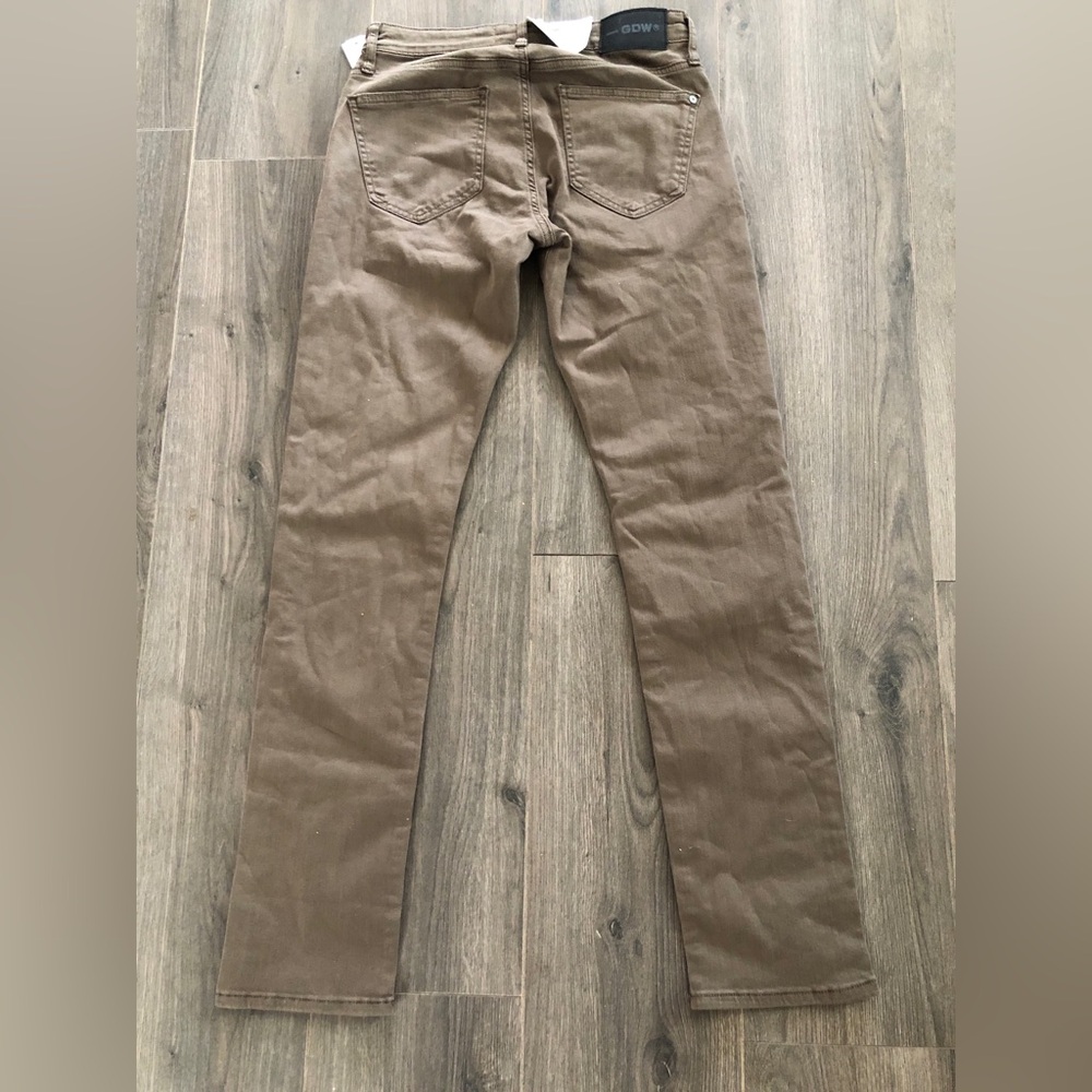 NWT GDW‎ Brown Slim Rider  Jeans 28x32 Stretch (A73)